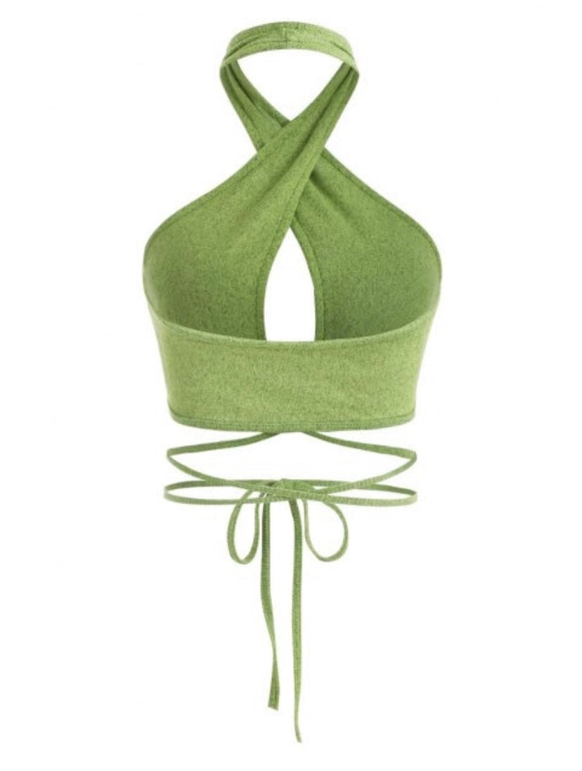 Matcha halter top